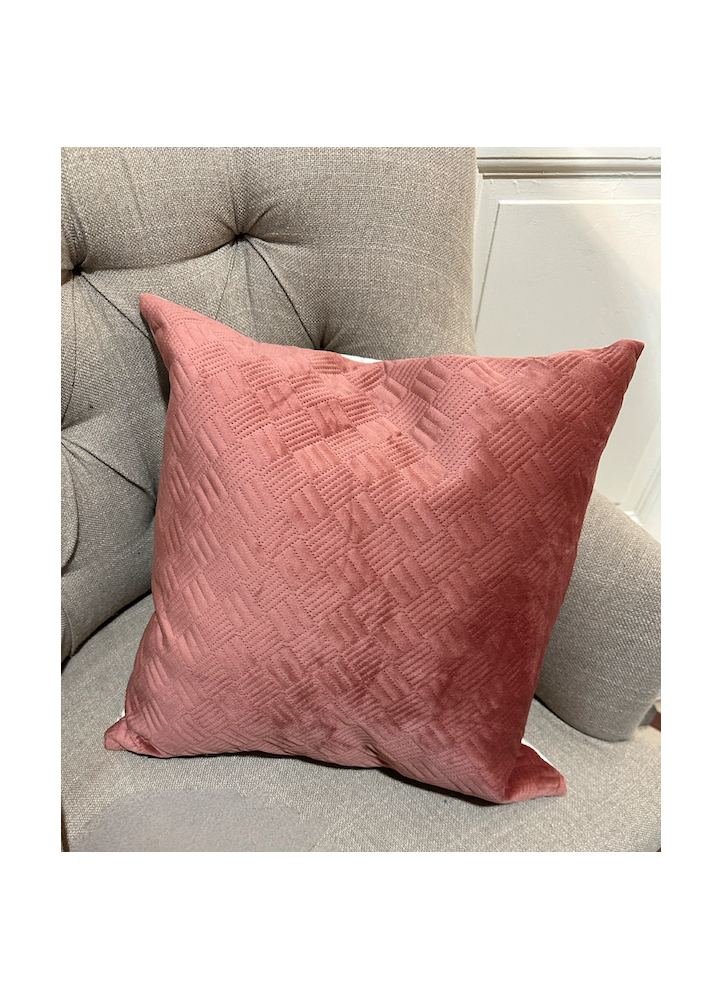 Coussin carré en velours