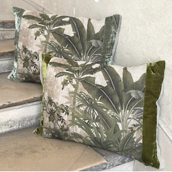 Coussin "Cochin" Palmiers