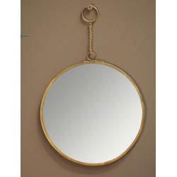 Miroir rond à suspendre