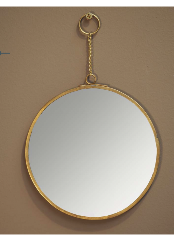 Miroir rond à suspendre